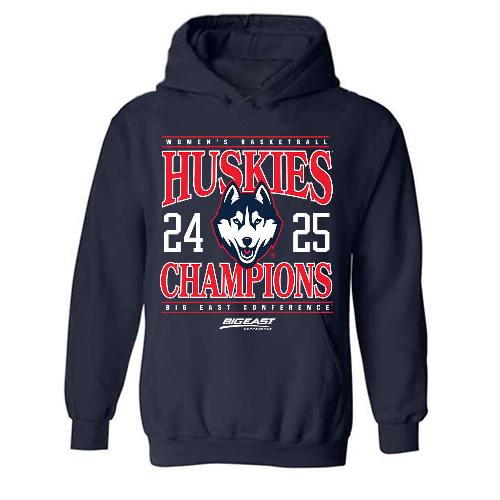 UConn - NCAA Women's Basketball : Ashlynn Shade - Big East Champs Classic Fashion Shersey Hooded Sweatshirt-0