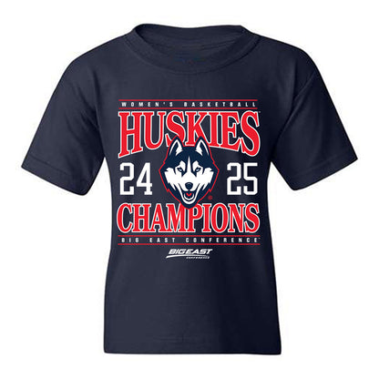 UConn - NCAA Women's Basketball : Ashlynn Shade - Big East Champs Classic Fashion Shersey Youth T-Shirt-0