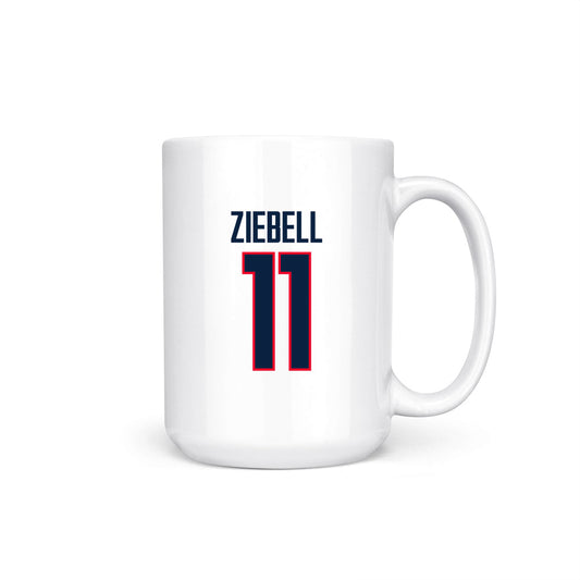 UConn - NCAA Women's Basketball : Allie Ziebell - Big East Champs Mug Coffee Mug-0