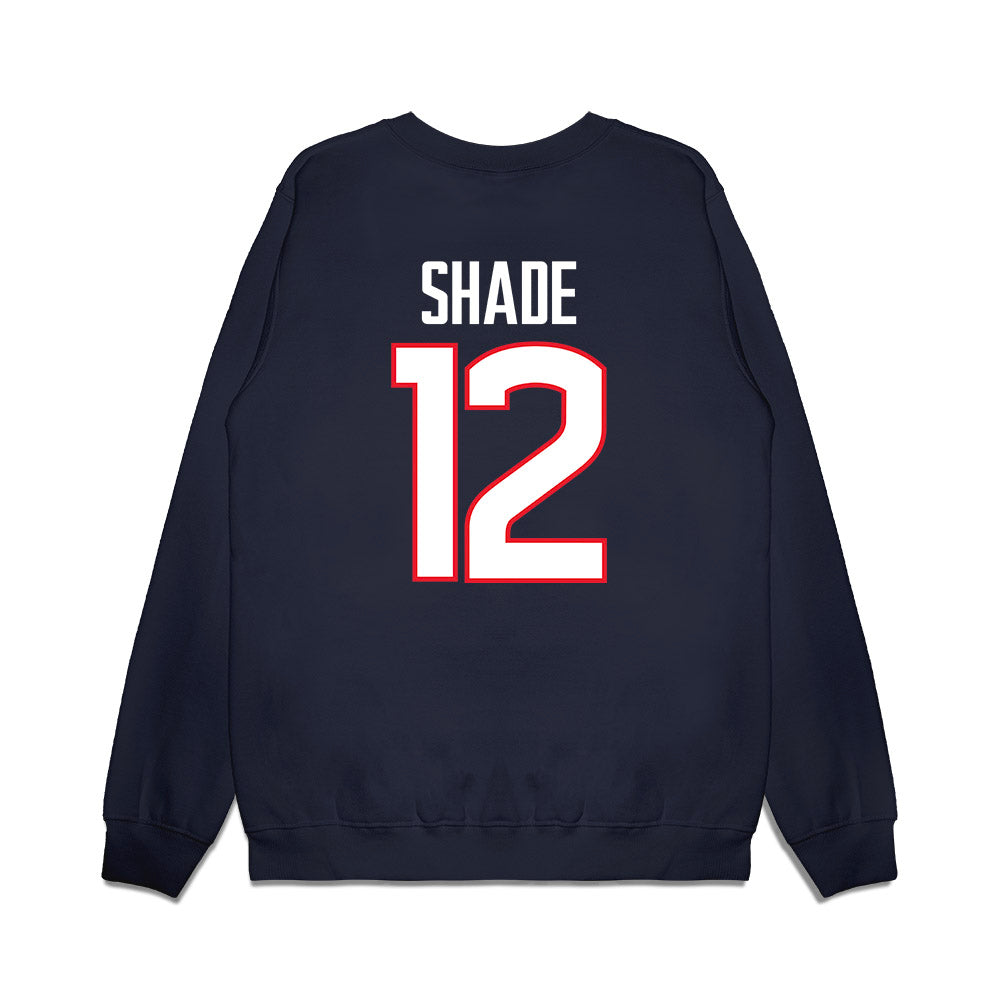 UConn - NCAA Women's Basketball : Ashlynn Shade - National Champs Classic Shersey Premium Crewneck Sweatshirt-1