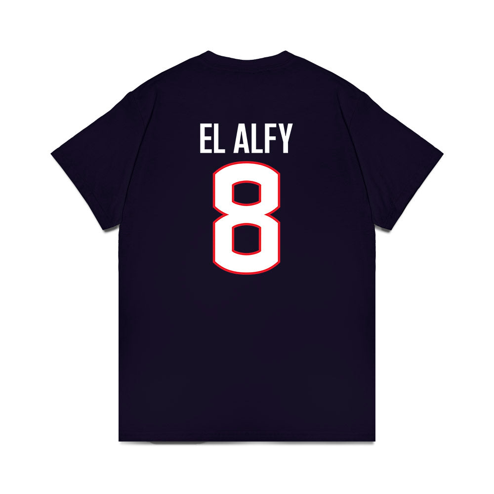 UConn - NCAA Women's Basketball : Jana El Alfy - National Champs Classic Shersey Premium T-Shirt-1