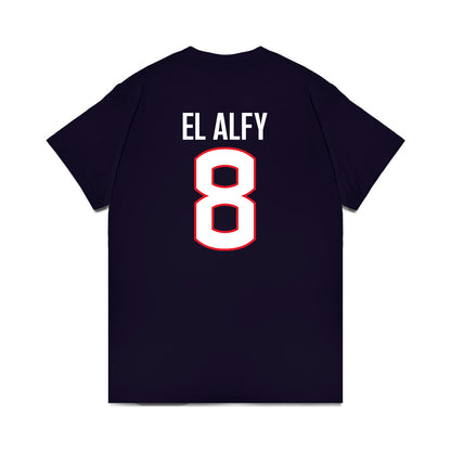 UConn - NCAA Women's Basketball : Jana El Alfy - National Champs Classic Shersey Premium T-Shirt-1