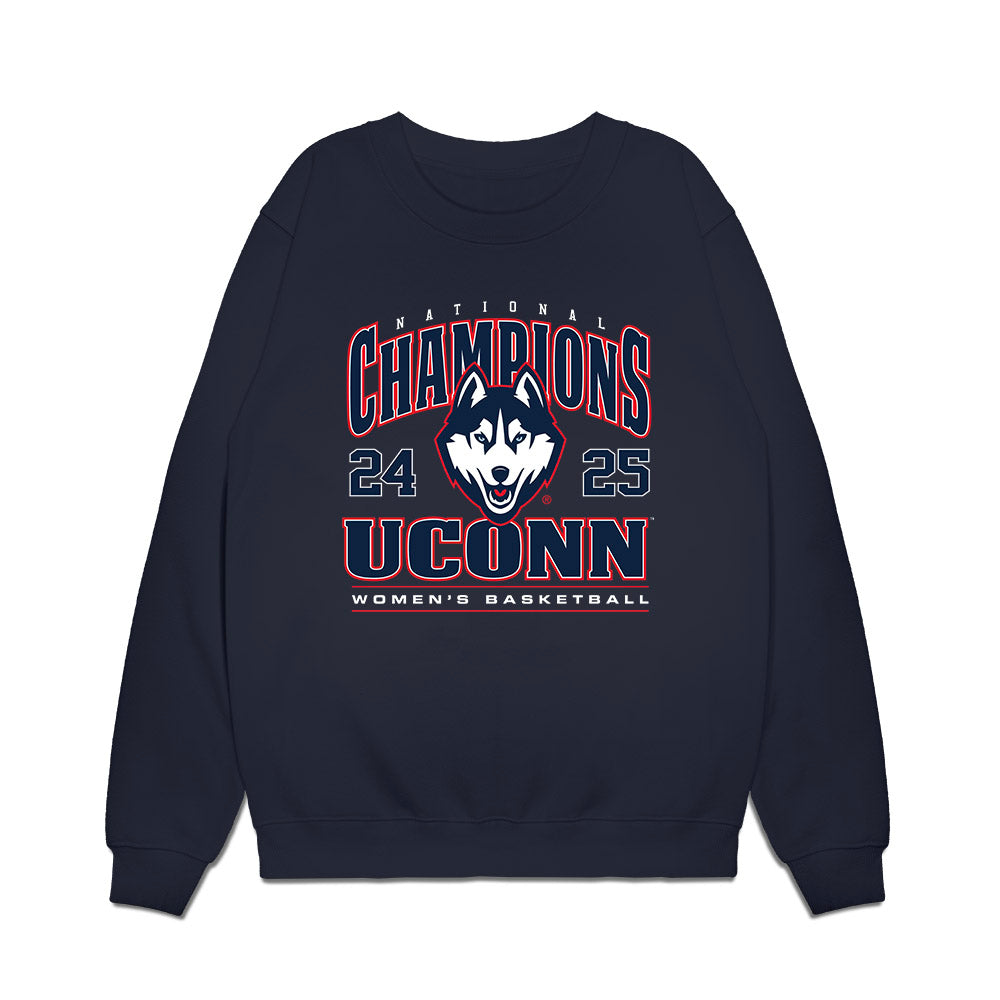 UConn - NCAA Women's Basketball : Ashlynn Shade - National Champs Classic Shersey Premium Crewneck Sweatshirt-0