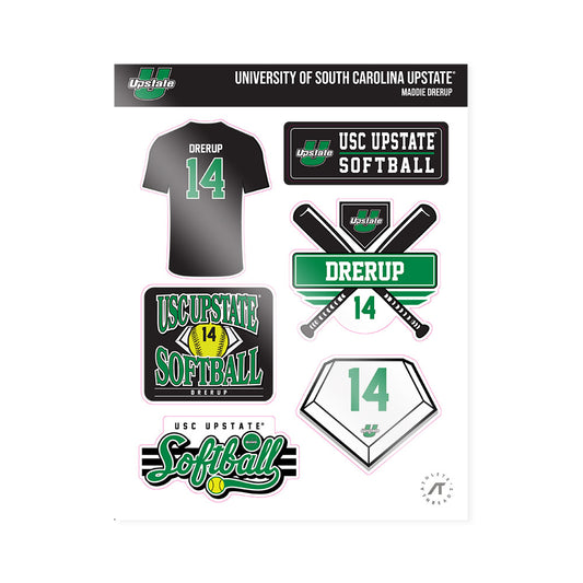 USC Upstate - NCAA Softball : Maddie Drerup - Sticker Sheet-0