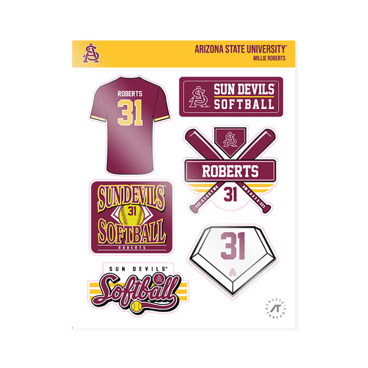 Arizona State - NCAA Softball : Millie Roberts - Sticker Sheet-0