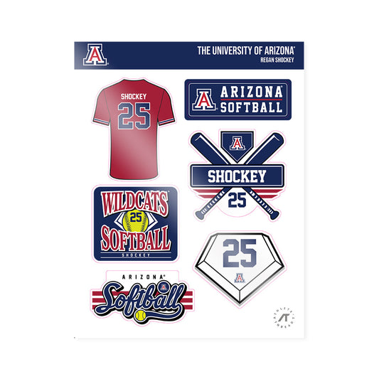 Arizona - NCAA Softball : Regan Shockey - Sticker Sheet-0