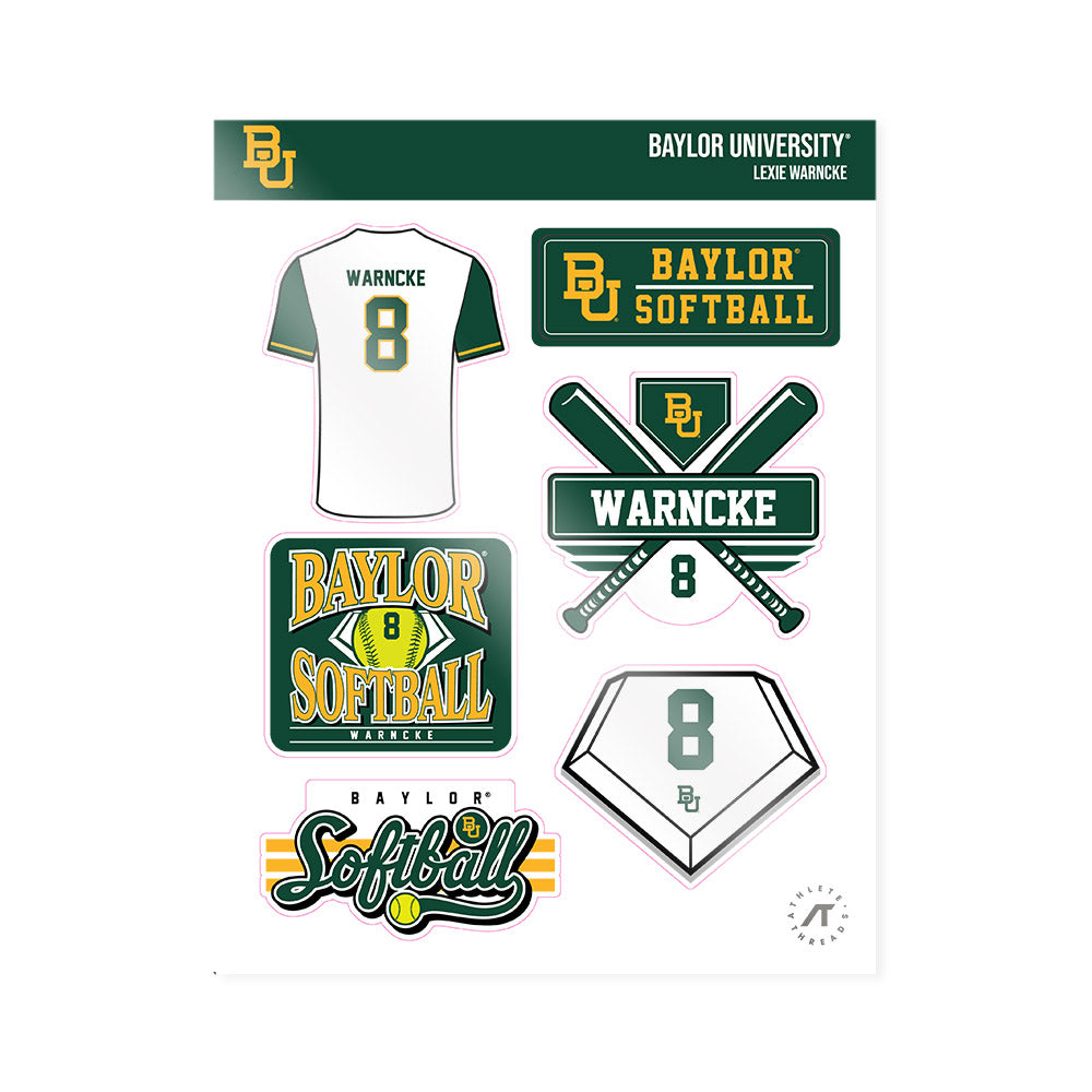 Baylor - NCAA Softball : Lexie Warncke - Sticker Sheet-0