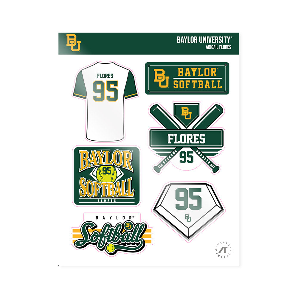 Baylor - NCAA Softball : Abigail Flores - Sticker Sheet-0