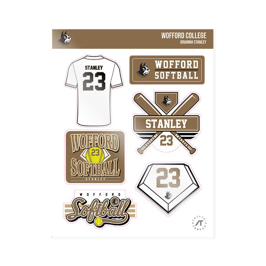 Wofford - NCAA Softball : Brianna Stanley - Sticker Sheet-0