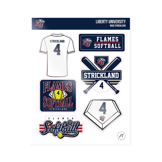 Liberty - NCAA Softball : Maci Strickland - Sticker Sheet-0