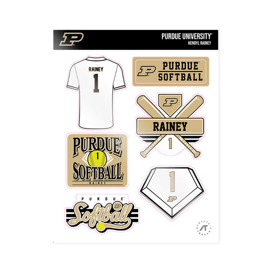 Purdue - NCAA Softball : Kendyl Rainey - Sticker Sheet-0