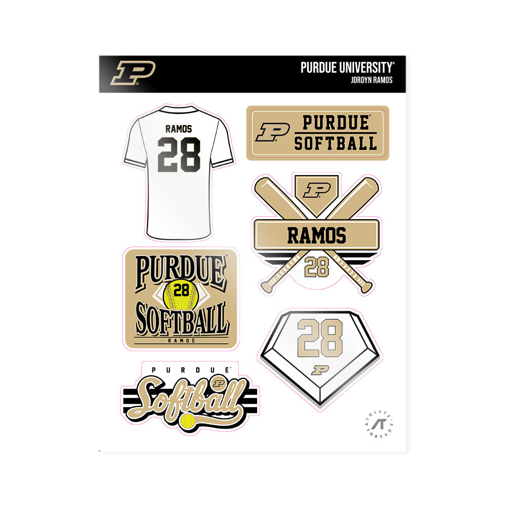 Purdue - NCAA Softball : Jordyn Ramos - Sticker Sheet-0