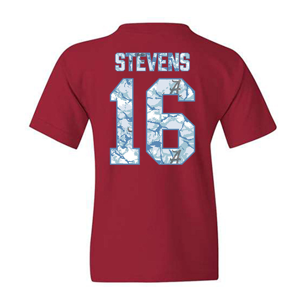 Alabama - NCAA Baseball : Jonathan Stevens - Hydrobama™ Youth T-Shirt-1
