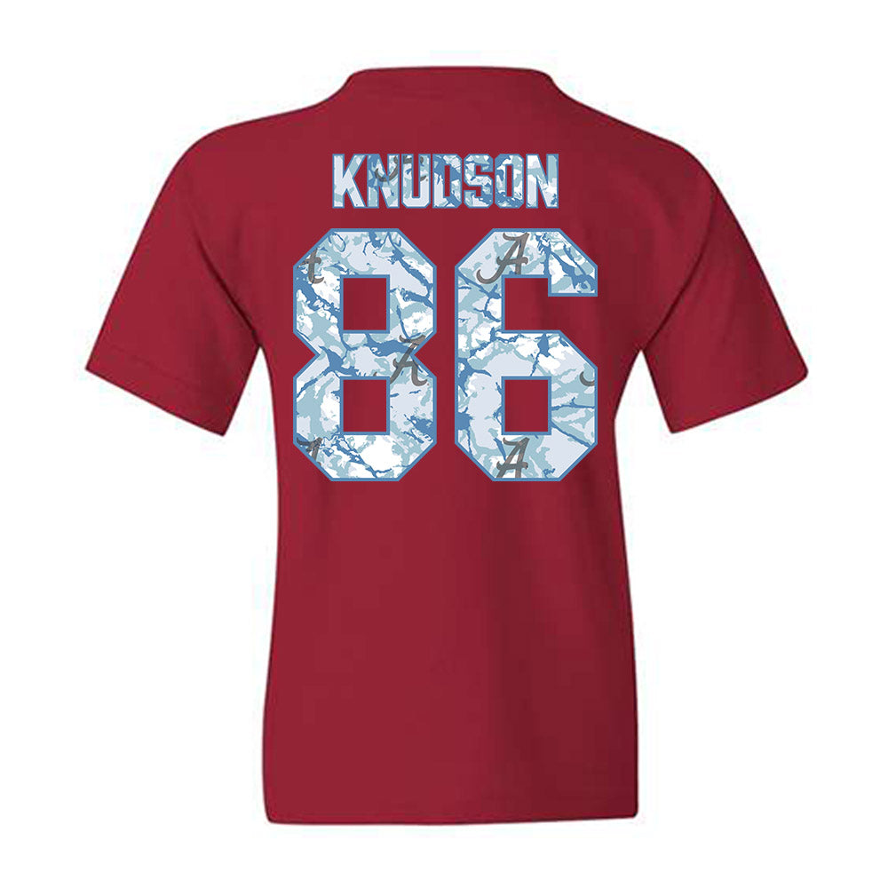Alabama - NCAA Football : Peter Knudson - Youth T-Shirt-1