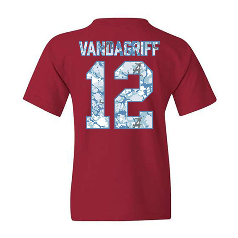 Alabama - NCAA Softball : Audrey Vandagriff - Hydrobama™ Youth T-Shirt-1
