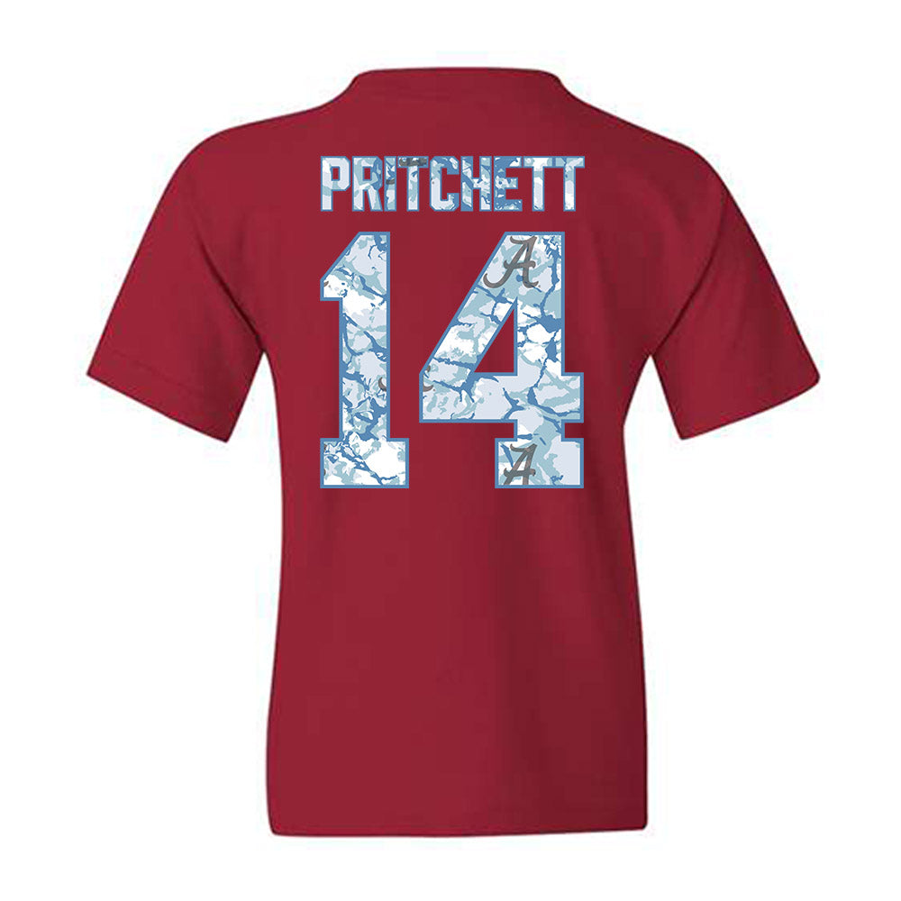 Alabama - NCAA Football : Marshall Pritchett - Hydrobama™ Youth T-Shirt-1