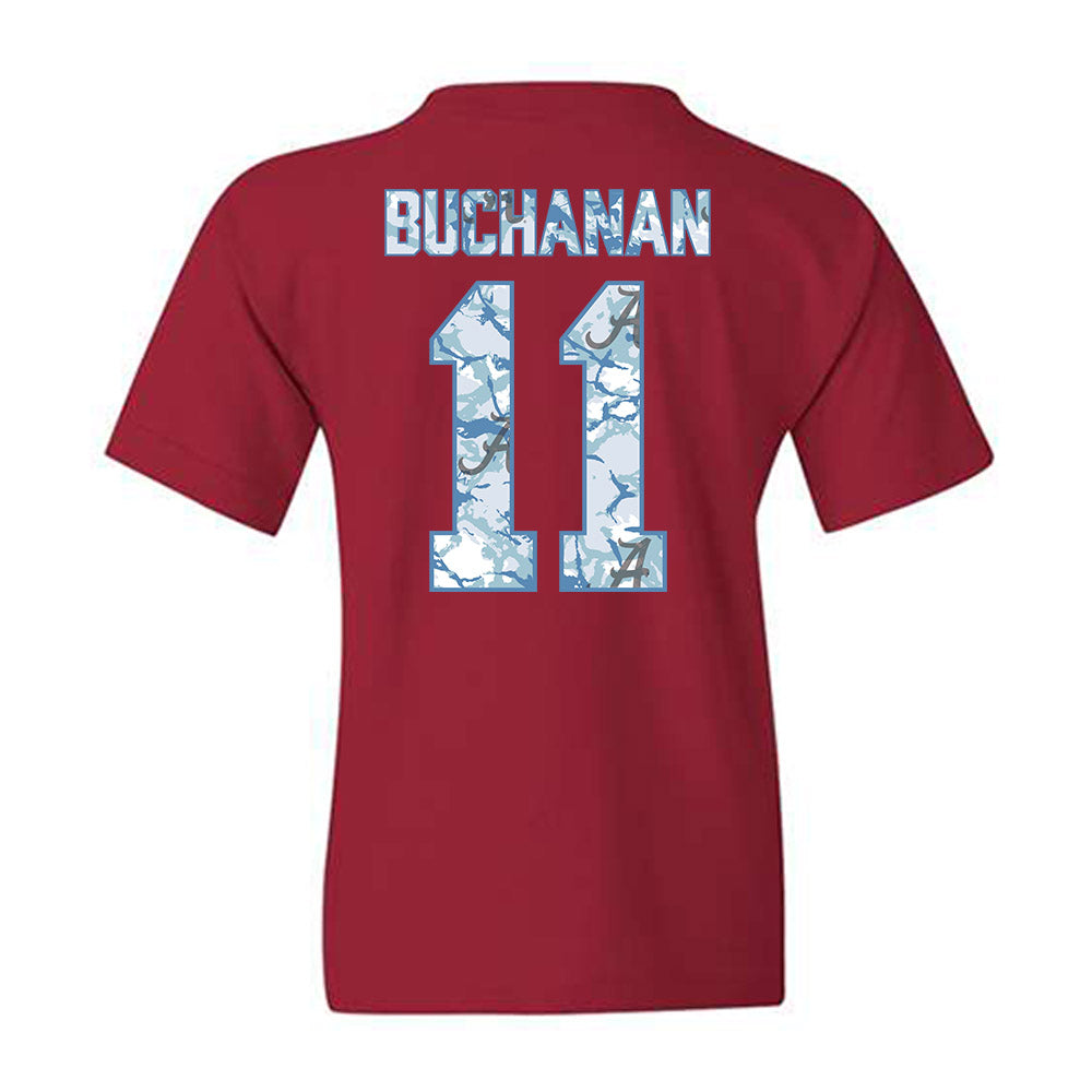 Alabama - NCAA Baseball : Coulson Buchanan - Hydrobama™ Youth T-Shirt-1