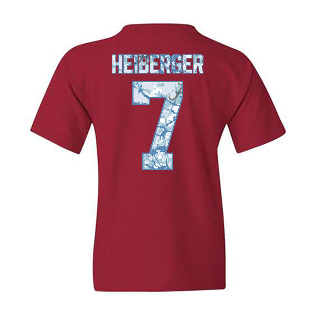 Alabama - NCAA Baseball : Matthew Heiberger - Hydrobama™ Youth T-Shirt-1