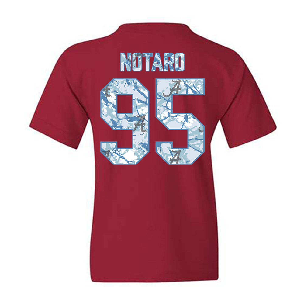 Alabama - NCAA Football : Peter Notaro - Youth T-Shirt-1