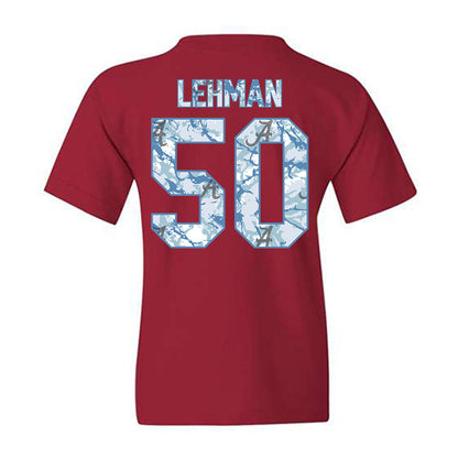 Alabama - NCAA Baseball : Connor Lehman - Hydrobama™ Youth T-Shirt-1