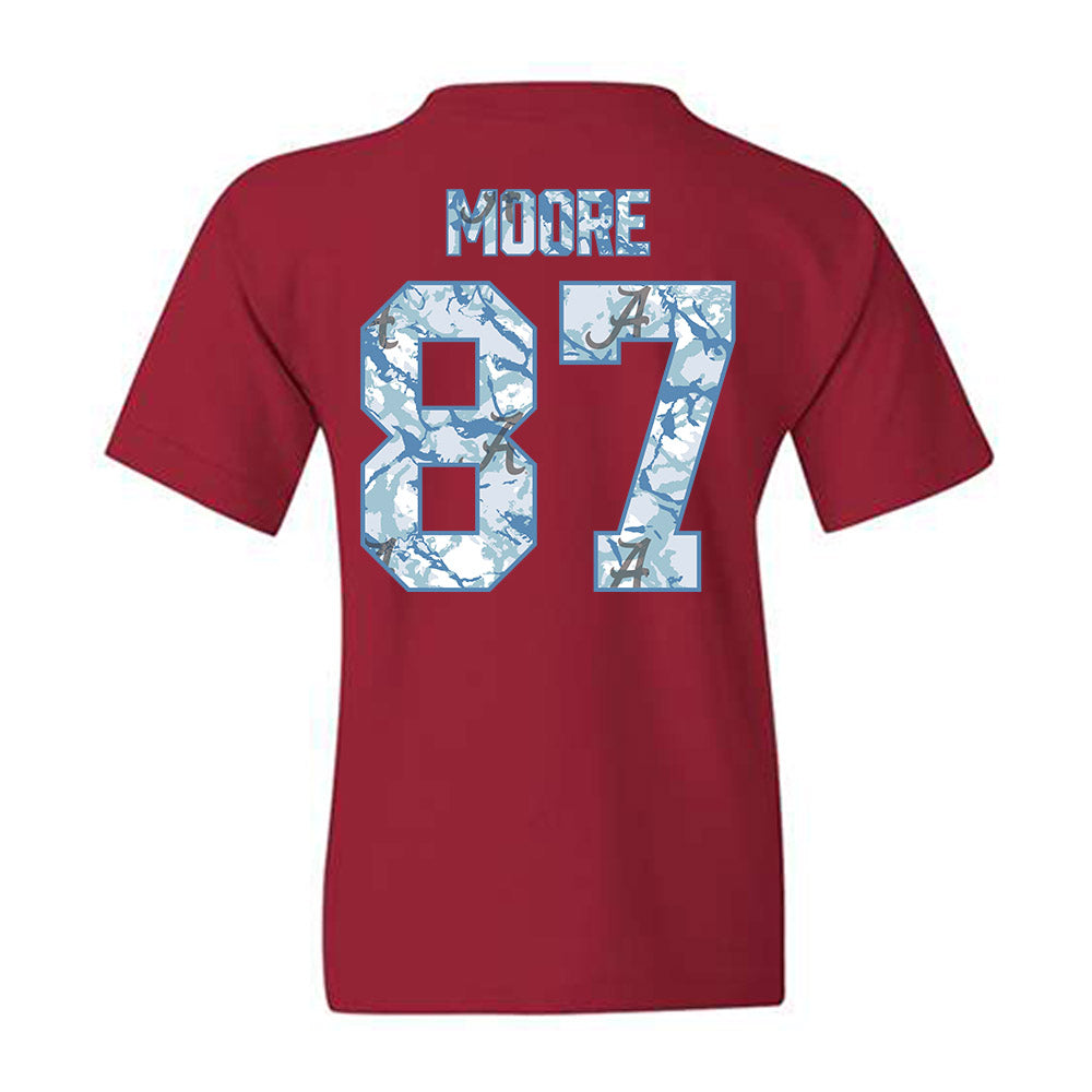 Alabama - NCAA Football : Bud Moore - Youth T-Shirt-1