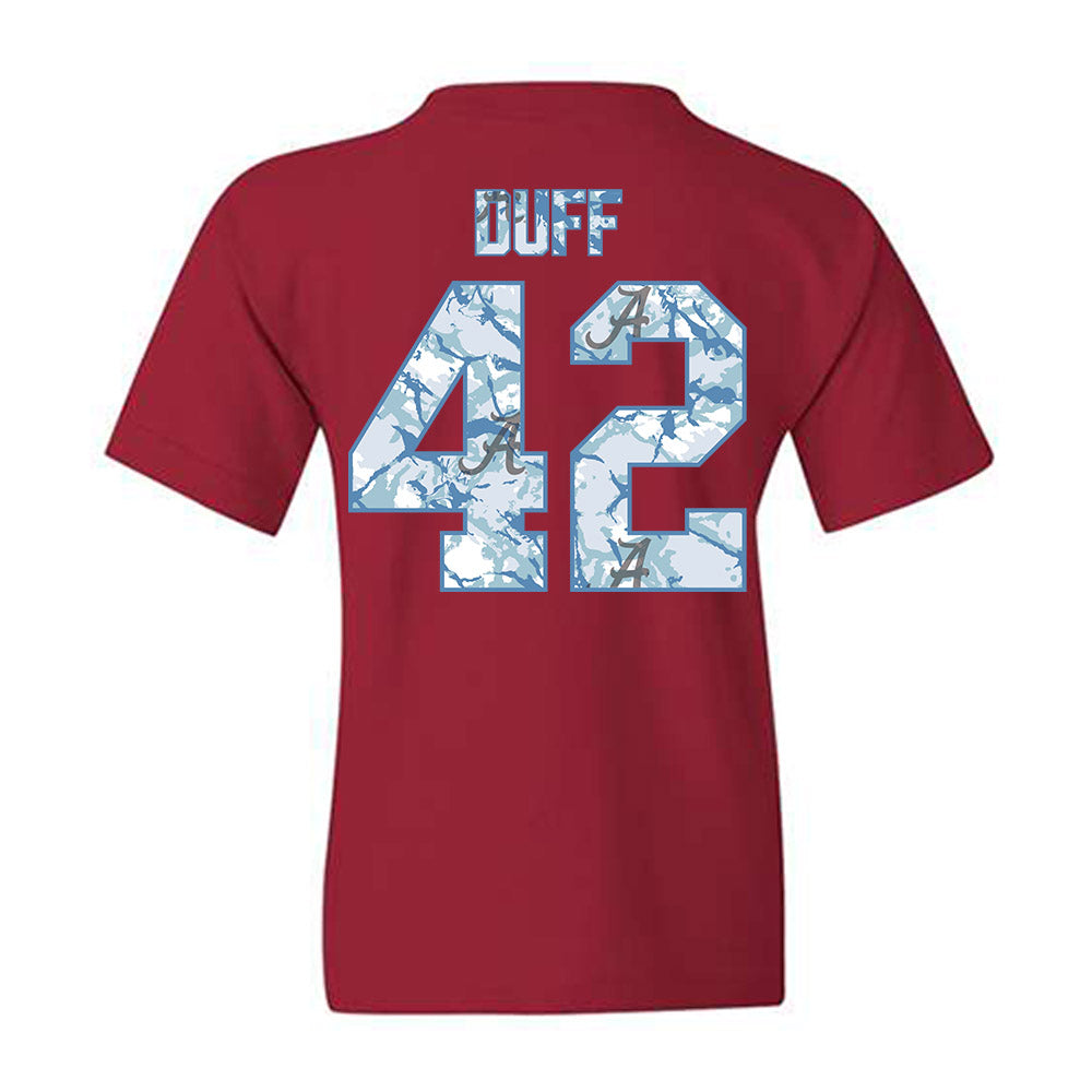 Alabama - NCAA Baseball : Ahmaad Duff - Hydrobama™ Youth T-Shirt-1