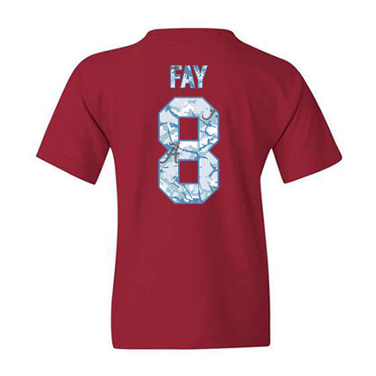 Alabama - NCAA Baseball : Tyler Fay - Hydrobama™ Youth T-Shirt-1