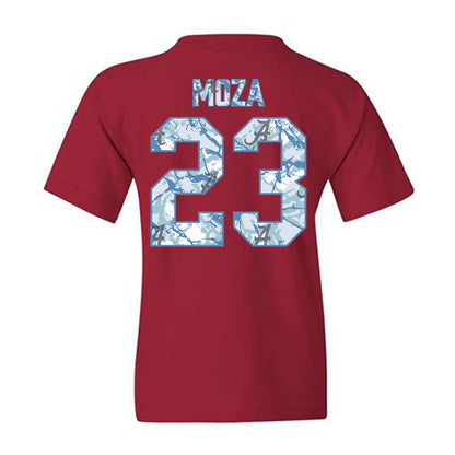Alabama - NCAA Baseball : Aidan Moza - Hydrobama™ Youth T-Shirt-1