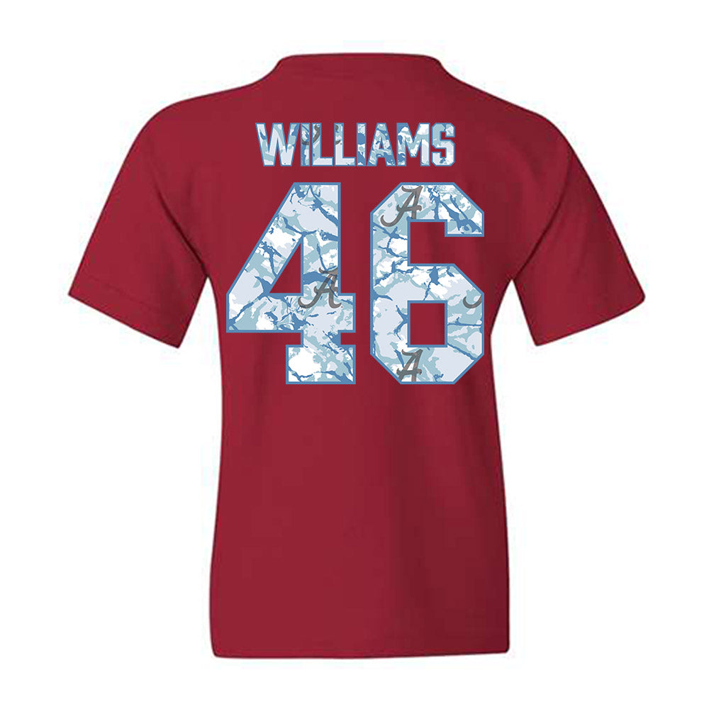 Alabama - NCAA Football : Jay Williams - Hydrobama™ Youth T-Shirt-1