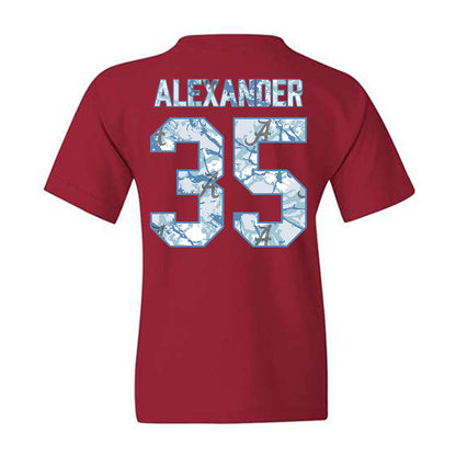 Alabama - NCAA Football : Jeremiah Alexander - Youth T-Shirt-1