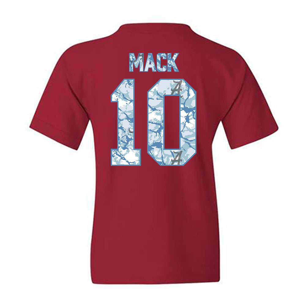 Alabama - NCAA Football : Austin Mack - Youth T-Shirt-1