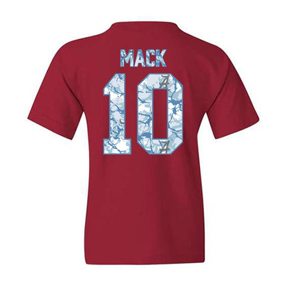 Alabama - NCAA Football : Austin Mack - Youth T-Shirt-1