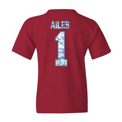 Alabama - NCAA Women's Track & Field : Miracle Ailes - Hydrobama™ Youth T-Shirt-1