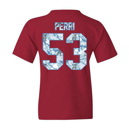 Alabama - NCAA Football : Vito Perri - Youth T-Shirt-1