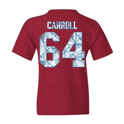 Alabama - NCAA Football : Michael Carroll - Youth T-Shirt-1