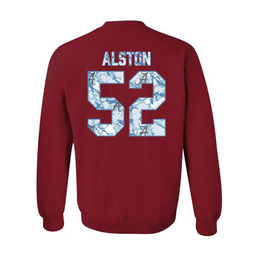 Alabama - NCAA Baseball : Ashton Alston - Hydrobama™ Crewneck Sweatshirt-1
