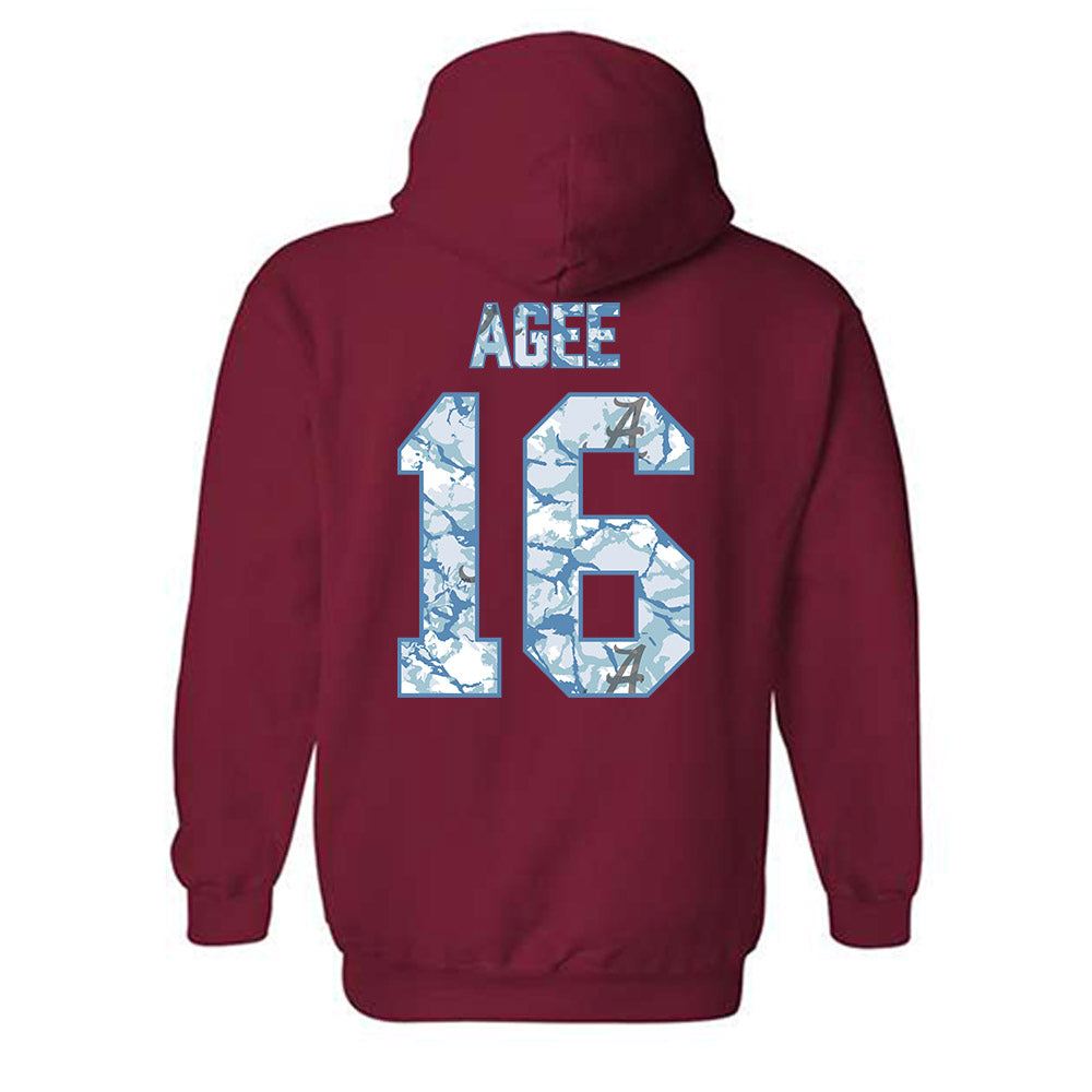 Alabama - NCAA Women's Volleyball : Sophie Agee - Hydrobama™ Hooded Sweatshirt-1