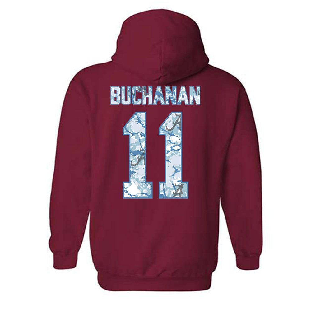 Alabama - NCAA Baseball : Coulson Buchanan - Hydrobama™ Hooded Sweatshirt-1