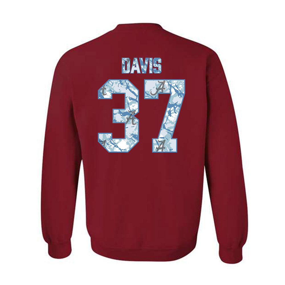 Alabama - NCAA Football : Cole Davis - Crewneck Sweatshirt-1