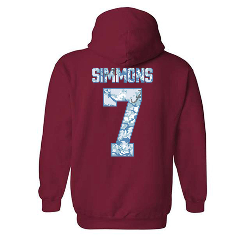 Alabama - NCAA Football : PATRICK SIMMONS - Hydrobama™ Hooded Sweatshirt-1