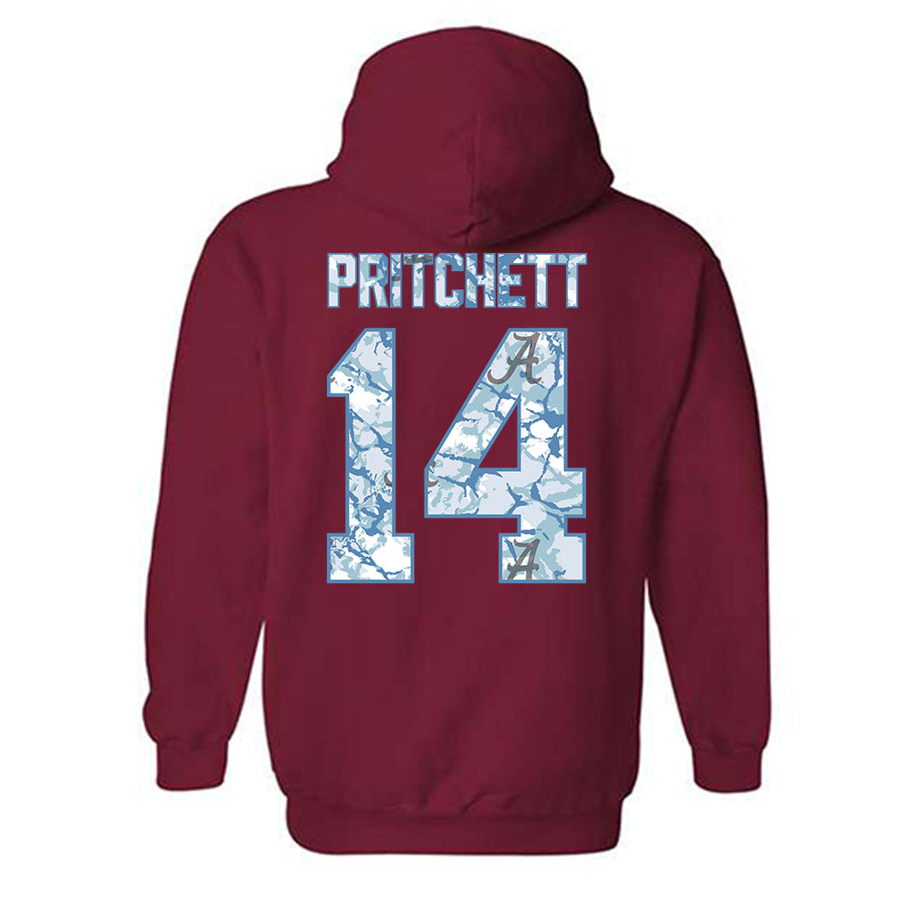 Alabama - NCAA Football : Marshall Pritchett - Hydrobama™ Hooded Sweatshirt-1