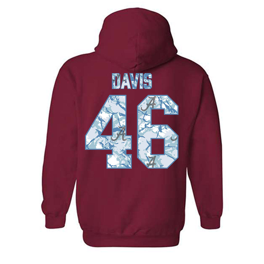 Alabama - NCAA Football : Chase Davis - Hooded Sweatshirt-1