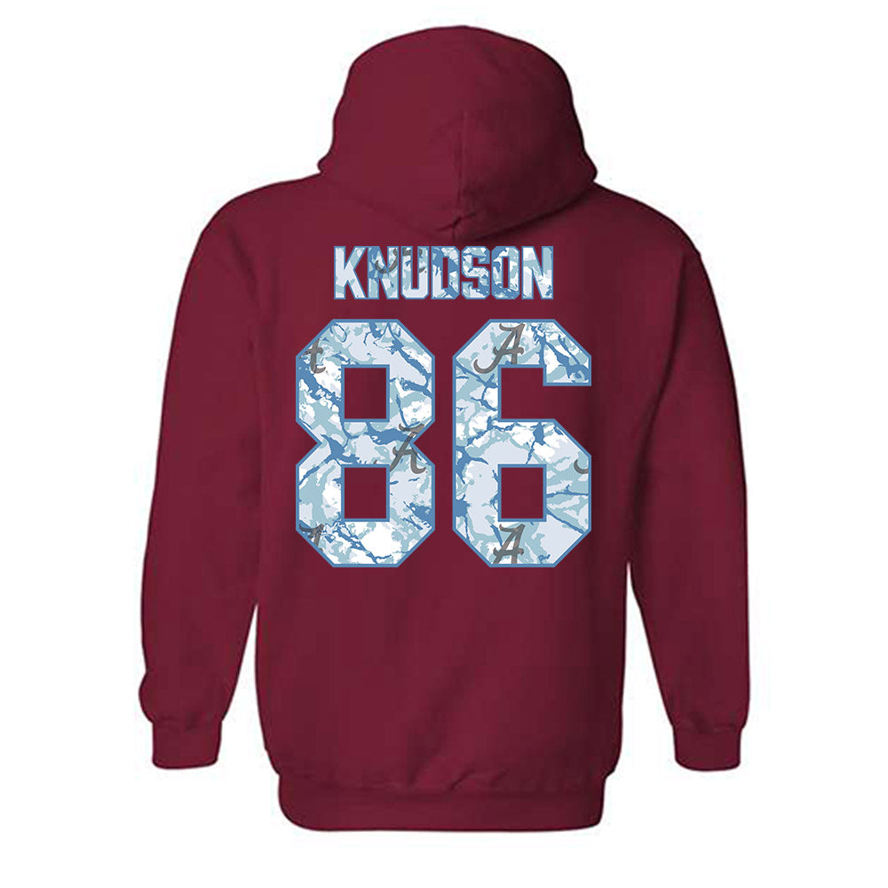 Alabama - NCAA Football : Peter Knudson - Hooded Sweatshirt-1