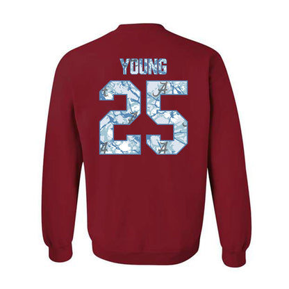 Alabama - NCAA Football : Richard Young - Crewneck Sweatshirt-1