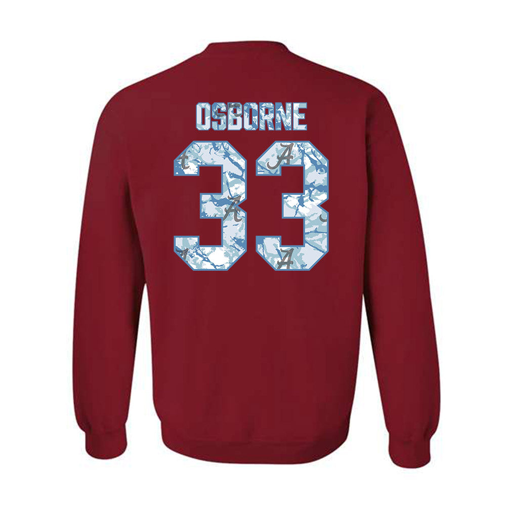 Alabama - NCAA Football : Hunter Osborne - Crewneck Sweatshirt-1