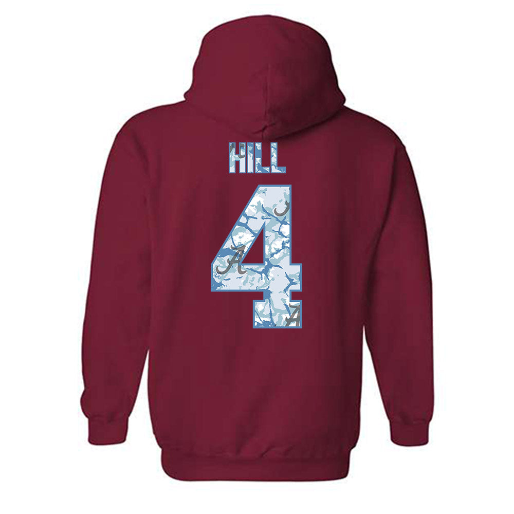 Alabama - NCAA Football : Daniel Hill - Hooded Sweatshirt-1