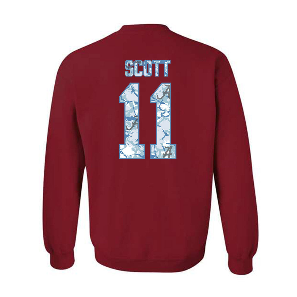 Alabama - NCAA Football : Rico Scott - Crewneck Sweatshirt-1