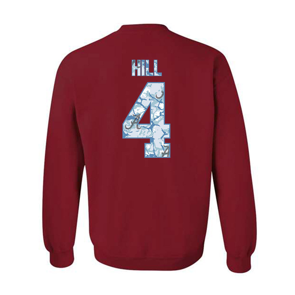 Alabama - NCAA Football : Daniel Hill - Crewneck Sweatshirt-1