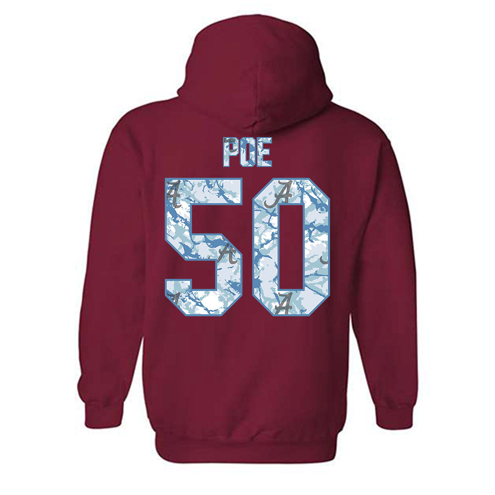 Alabama - NCAA Football : Casey Poe - Hooded Sweatshirt-1