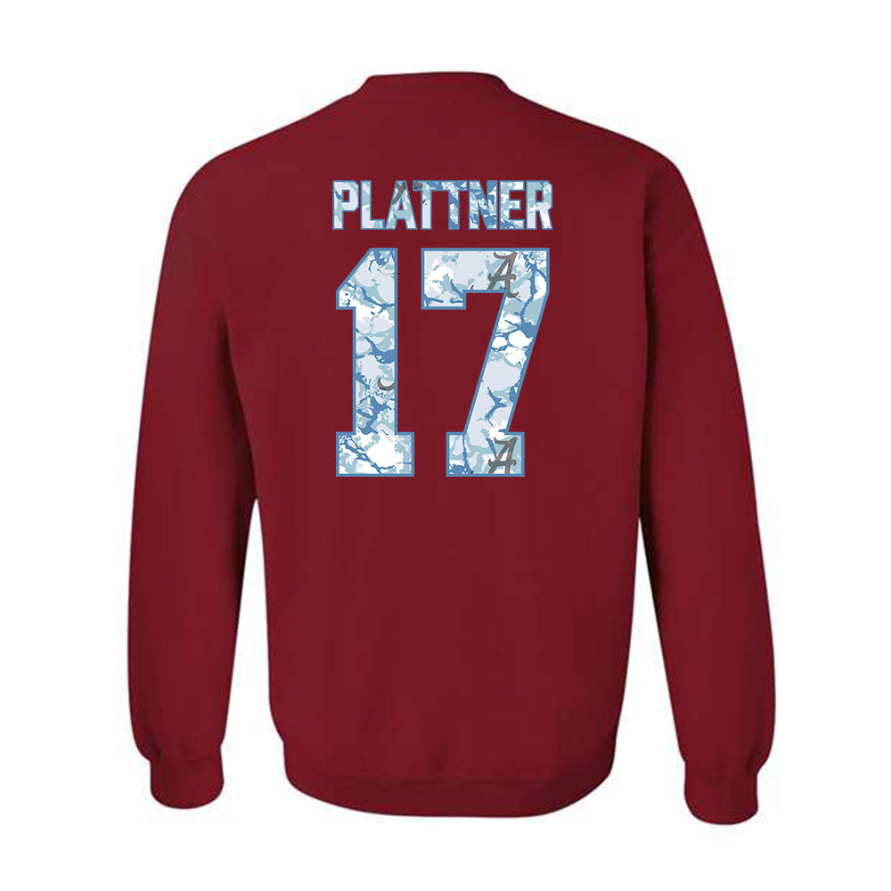 Alabama - NCAA Baseball : Will Plattner - Hydrobama™ Crewneck Sweatshirt-1